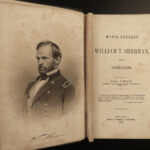 1865 1st ed General Sherman Civil War Campaigns Memoirs Tactics Army Senour