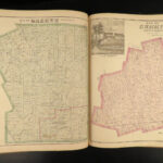 1876 1ed HUGE Atlas of Erie County Pennsylvania MAPS United States Illustrated