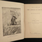 1889 1st ed American Soldier Civil War Indians Illustrated Military Americana