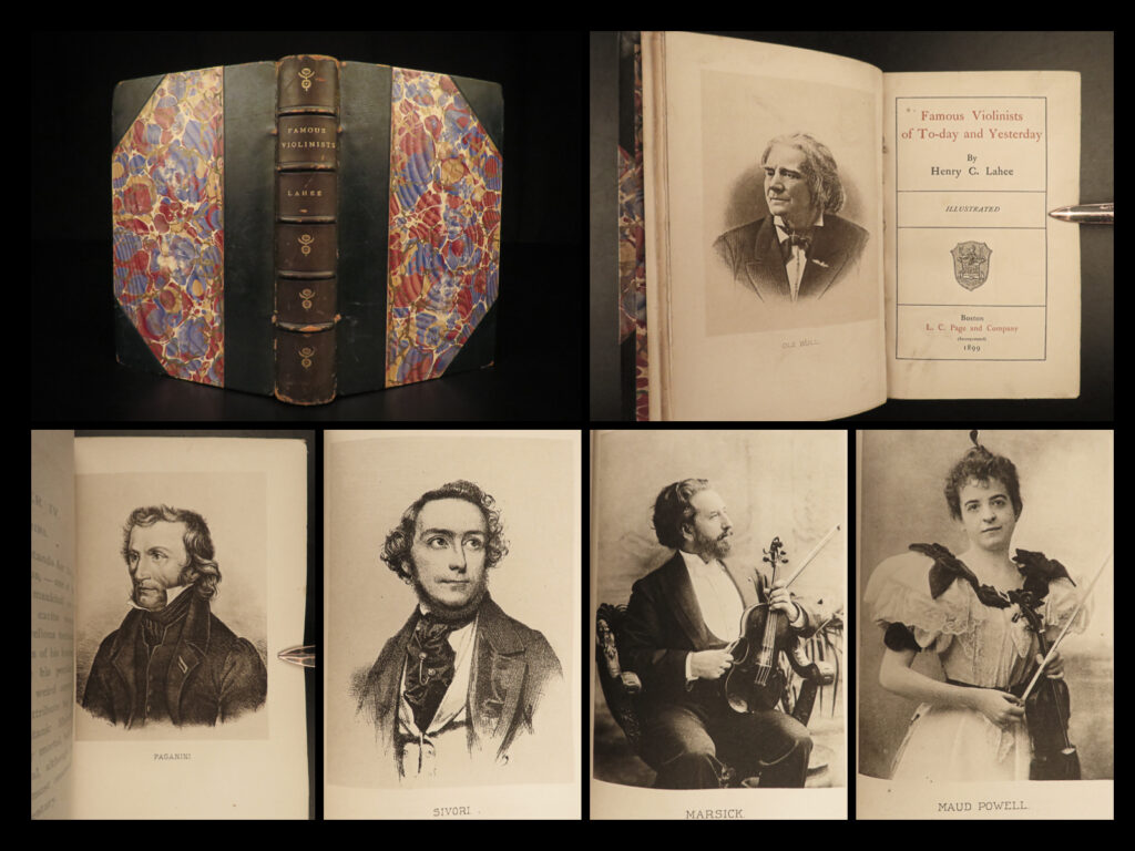 1899 famous violinists classical violin music paganini mozart handel haydn bach | henry lahee was a 19<sup>th</sup>-century music historian and writer known for his references on and biographical sketches of famous musicians. One of his best works was his ‘<em>famous violinists of today and yesterday</em>’ – a treatise recounting the music, lives, and careers of famous violinists.   in this work, lahee covers numerous violinists but none more important than niccolo paganini. Even today, paganini is considered to be one of, if not the most important violinists ever to play. His virtuosity, incredible composition, and concert performances placed him at the top of the musical world in the 19<sup>th</sup>-century.   other notable composers and musicians featured in this work include antonio vivaldi, arcangelo corelli, j. S. Bach, handel, mozart, and haydn.  