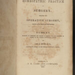 1855 Homeopathy SURGERY Pseudoscience Alternative Medicine Herbal Cures Cancer