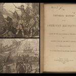 1856 American Revolution Pictorial History Revolutionary War Washington Adams