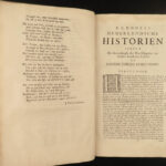 1703 History of Netherlands 80 Years War Dutch Hooft Philip II of Spain Portrait