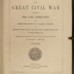 1870 1ed The Great Civil War Late Rebellion Confederate Union Lincoln Grant 3v