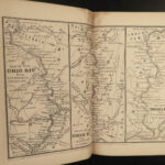 1854 Illustrated ATLAS Traveler’s Guide MAPS Midwest Railroads New Orleans Texas