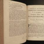 1694 Macrobius Saturnalia Dream Scipio Occult Pagan Philosophy Astronomy Vellum