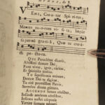 1774 Catholic Church Gradual of Poitiers France Gregorian Chant Hymns Music