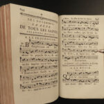 1774 Catholic Church Gradual of Poitiers France Gregorian Chant Hymns Music