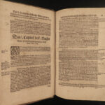 1586 Martin Luther Protestant Reformation On Moses BIBLE Catechisms HUGE FOLIO
