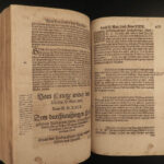 1586 Martin Luther Protestant Reformation On Moses BIBLE Catechisms HUGE FOLIO