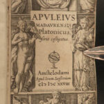 1628 Apuleius Metamorphoses Socrates & Plato Philosophy Florida Golden Ass Mundo