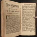 1628 Apuleius Metamorphoses Socrates & Plato Philosophy Florida Golden Ass Mundo