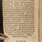 1628 Apuleius Metamorphoses Socrates & Plato Philosophy Florida Golden Ass Mundo