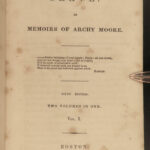 1846 SLAVE Memoir Narrative Hildreth Archy Moore anti Slavery RARE Content