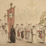 1869 1ed Saint Macaire Celebration in Ghent Belgium ENORMOUS Oblong Illustrated