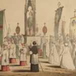 1869 1ed Saint Macaire Celebration in Ghent Belgium ENORMOUS Oblong Illustrated