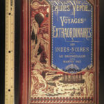 1876 1ed Jules Verne Indes-Noires + Chancellor Extraordinary Voyages SciFi 2in1