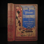 1876 1ed Jules Verne Indes-Noires + Chancellor Extraordinary Voyages SciFi 2in1