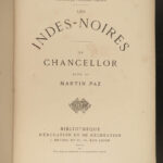 1876 1ed Jules Verne Indes-Noires + Chancellor Extraordinary Voyages SciFi 2in1