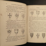 1869 HERALDRY Handbook Pedigrees Appointment of Liveries Coat of Arms Genealogy