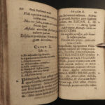 1663 1ed WIGS & Hair Pieces FASHION De Capillamentis Conrad Tiburtius Rango