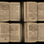 1754 Lutheran BIBLE Woodcuts Quirseld German Reformation HUGE FOLIO Leipzig