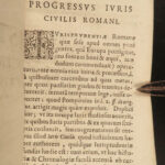 1654 Godefroy Justinian LAW Commentary Codex Corpus Juris Civilis Byzantine