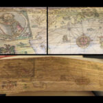 1807 SECRET Fore-Edge Painting ART Captain John Smith America New England MAP