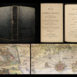 1807 SECRET Fore-Edge Painting ART Captain John Smith America New England MAP