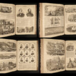 1865 1ed Harper’s Weekly CIVIL WAR SLAVERY Ironclads Illustrated Champ Ferguson