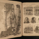 1865 1ed Harper’s Weekly CIVIL WAR SLAVERY Ironclads Illustrated Champ Ferguson