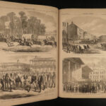 1865 1ed Harper’s Weekly CIVIL WAR SLAVERY Ironclads Illustrated Champ Ferguson