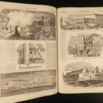 1865 1ed Harper’s Weekly CIVIL WAR SLAVERY Ironclads Illustrated Champ Ferguson