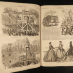 1865 1ed Harper’s Weekly CIVIL WAR SLAVERY Ironclads Illustrated Champ Ferguson