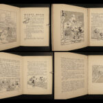 1934 RARE Mickey Mouse King Arthur Court Scenic Illustrations Walt Disney Pop-up
