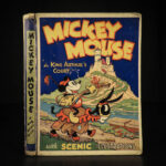 1934 RARE Mickey Mouse King Arthur Court Scenic Illustrations Walt Disney Pop-up