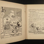 1934 RARE Mickey Mouse King Arthur Court Scenic Illustrations Walt Disney Pop-up
