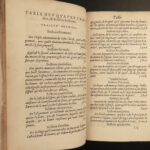 1586 1ed Celestine Crespet Catholic League Bible Mystique Pomme de Grenade RARE