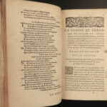 1586 1ed Celestine Crespet Catholic League Bible Mystique Pomme de Grenade RARE