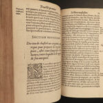 1586 1ed Celestine Crespet Catholic League Bible Mystique Pomme de Grenade RARE