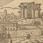 1646 1ed Palladio ROME + Francini Roman Architecture Colosseum WOODCUTS Ruins