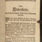 1771 Martin Luther BIBLE German Biblia Apocrypha Hymns Schmidt Kerstener Family