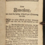 1771 Martin Luther BIBLE German Biblia Apocrypha Hymns Schmidt Kerstener Family