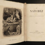 1850s Chateaubriand ATALA Native American Indians NATCHEZ 12v SET Complete Works