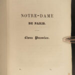 1831 Victor Hugo 1st ed Hunchback of Notre Dame French Lit Brussels FINE 3v SET