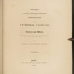 1836 ARCHITECTURE 1ed Winkles Cathedral Churches 178 Steel Plates England Wales