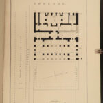 1862 1ed Ephesus Temple Diana Ancient Greece Architecture MAP Athena Archaeology