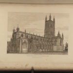 1819 1ed FOLIO Gloucester England Illustrated Cathedral Architecture Frosbroke