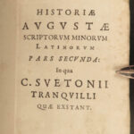 1632 1ed Historiae Augustae Ancient ROME Emperors Commodus Maximus 5v SET Vellum