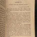 1852 Mormon Letters Orson Spencer Doctrine Latter-Day Saints LDS Salt Lake Utah